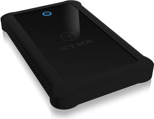 Icy Box External enclosure for 2,5'' SATA HDD/SSD, USB 3.0, Black cena un informācija | Iekšējie cietie diski (HDD, SSD, Hybrid) | 220.lv