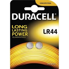 Элементы Duracell LR44, 2 шт. цена и информация | Батарейки | 220.lv