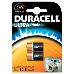 Батарея Duracell Photo Lithium CR2 2 шт. цена и информация | Батарейки | 220.lv