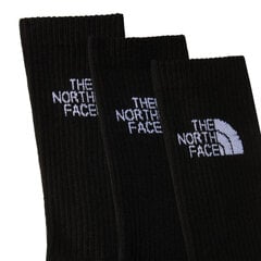 Mlsprt sock csh crew 3p the north face nf0a882hjk3 vīriešiem juoda vīriešiem melna NF0A882HJK3 cena un informācija | Vīriešu zeķes | 220.lv