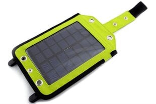 PowerNeed Sunen Solar charger 2.5W with Power Bank 3000mAh Li-Poly, green цена и информация | Зарядные устройства Power bank | 220.lv