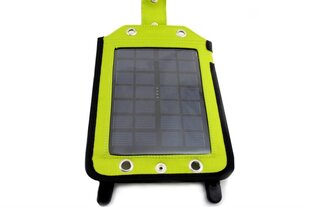 PowerNeed Sunen Solar charger 2.5W with Power Bank 3000mAh Li-Poly, green цена и информация | Зарядные устройства Power bank | 220.lv