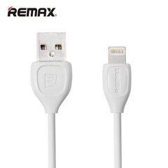 Remax LESU Izturīgs un fleksibls Lightning uz USB Datu un uzlādes Kabelis 1m (MD818) Balts цена и информация | Кабели для телефонов | 220.lv