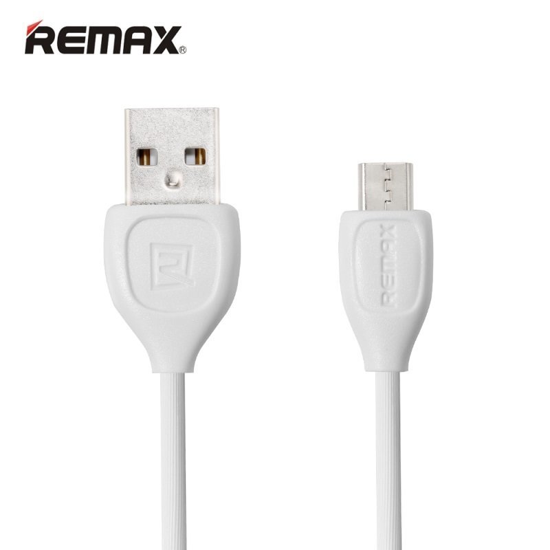 Remax LESU Izturīgs un fleksibls Universāls Micro USB uz USB Datu un uzlādes Kabelis 1m Balts cena un informācija | Savienotājkabeļi | 220.lv