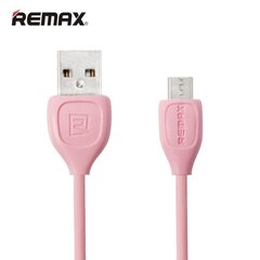 Remax LESU Izturīgs un fleksibls Universāls Micro USB uz USB Datu un uzlādes Kabelis 1m Rozā цена и информация | Кабели для телефонов | 220.lv