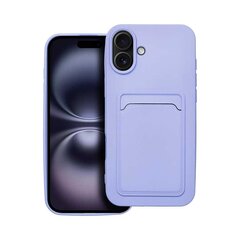 Forcell CARD priekš iPhone 16 Plus (6,7") - Violets cena un informācija | Telefonu vāciņi, maciņi | 220.lv