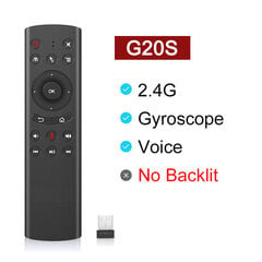 2022 G20s G20s Pro Bt Gyro viedā balss tālvadības pults G20 Ir Learning 2,4g bezvadu Fly Air Mouse for X96 H96 Max Android TV Box — tālvadības pults — AliExpress цена и информация | Аксессуары для телевизоров и Smart TV | 220.lv