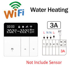 Tuya Wifi viedais termostats elektriskā grīdas apsilde Trv ūdens gāzes katla temperatūras balss tālvadības pults Google mājas lapai Alexa - viedā temperatūras kontroles sistēma - AliExpress цена и информация | Аксессуары для телевизоров и Smart TV | 220.lv