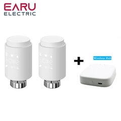 Tuya Smart Zigbee Radiator Actuator Trv Programmējams Termostata Radiatora Valve App tālvadības temperatūras regulatora atbalsts Alexa - Smart Temperature Control System - AliExpress цена и информация | Аксессуары для телевизоров и Smart TV | 220.lv