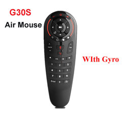 G30s G10s Air Mouse 2,4 g žiroskops 33 taustiņi Ir mācību bezvadu viedā balss tālvadības pults X96 H96 Max Android Box Vs G20s — tālvadības pults — AliExpress цена и информация | Аксессуары для телевизоров и Smart TV | 220.lv