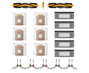 Ecovacs DEEBOOT OZMO T8 AIVI / T8 Max Ecovacs / N8 Plus / N8 Pro rezerves daļām Galvenā sānu birste Hepa filtra putekļi cena un informācija | Celtniecības putekļu sūcēji | 220.lv