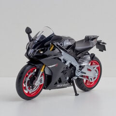 1:12 Aprilia RSV4 sakausējuma sacīkšu motocikla modelis Diecast metāla ielas krosa motocikla modeļa simulācija bērnu rotaļlietu dāvana цена и информация | Коллекционные модели автомобилей | 220.lv