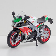 1:12 Aprilia RSV4 sakausējuma sacīkšu motocikla modelis Diecast metāla ielas krosa motocikla modeļa simulācija bērnu rotaļlietu dāvana цена и информация | Коллекционные модели автомобилей | 220.lv