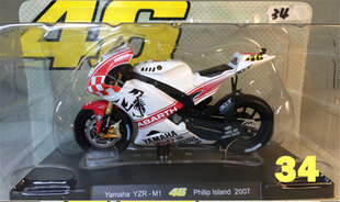 1:18 Apulia Yamaha Honda 11CM Diecast Alloy Motocikls Statiskais Displejs Modelis Automašīnu ventilatori Iecienītākā kolekcija Bērniem Ziemassvētku dāvana цена и информация | Коллекционные модели автомобилей | 220.lv