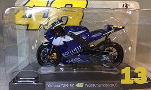 1:18 Apulia Yamaha Honda 11CM Diecast Alloy Motocikls Statiskais Displejs Modelis Automašīnu ventilatori Iecienītākā kolekcija Bērniem Ziemassvētku dāvana цена и информация | Коллекционные модели автомобилей | 220.lv