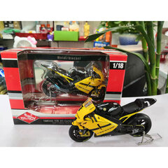 1:18 Apulia Yamaha Honda 11CM Diecast Alloy Motocikls Statiskais Displejs Modelis Automašīnu ventilatori Iecienītākā kolekcija Bērniem Ziemassvētku dāvana цена и информация | Коллекционные модели автомобилей | 220.lv