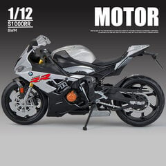 1:12 S1000RR sacīkšu motocikla modeļa diecast sakausējuma metāla krosa motocikla modeļa simulācijas kolekcija bērnu rotaļlietu dāvana цена и информация | Коллекционные модели автомобилей | 220.lv