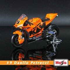 Maisto 1:18 Moto GP 2023 Honda LCR Team #73 Marquez brauc ar licencētu simulācijas sakausējuma motociklu modeli Collecti цена и информация | Коллекционные модели автомобилей | 220.lv