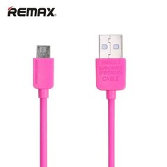 Универсальный микро USB кабель для данных и заряда Remax Safe Speed, 1м, розовый цена и информация | Кабели для телефонов | 220.lv