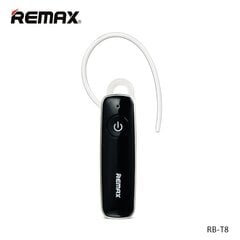 Remax RB-T8 Bluetooth 4.1 Multipoint HD (austiņa) Universāla ar Multipoint funkciju (iOS/Android) Melna цена и информация | Беспроводная гарнитура Media-Tech MT3588 | 220.lv