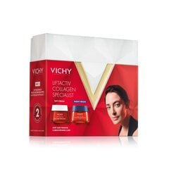 Dāvanu komplekts Vichy LiftActiv Collagen Specialist, 50ml+50ml cena un informācija | Sejas krēmi | 220.lv