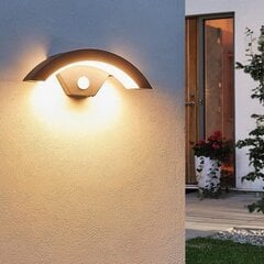 LED āra ar kustības sensoru, 24 W moderns ārsienas apgaismojums IP65 ūdensizturīgs, ārējā sienas lampa ar sensoru ieejas koridoram цена и информация | Настенные светильники | 220.lv