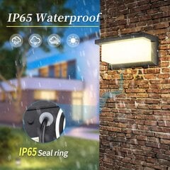 Āra sienas gaisma, 18 W moderna āra sienas gaisma, IP65 ūdensnecaurlaidīga LED ārējā lampa, āra apgaismojumam, āra dārza terase цена и информация | Настенные светильники | 220.lv