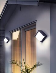 12 W LED āra sienas lampa/alumīnija korpuss - IP65 ūdensnecaurlaidīgs - piemērots lietošanai iekštelpās un ārā цена и информация | Настенные светильники | 220.lv