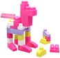 Mega Bloks klucīšu komplekts , rozā, 80 gab, soma, DCH62 cena un informācija | Konstruktori | 220.lv