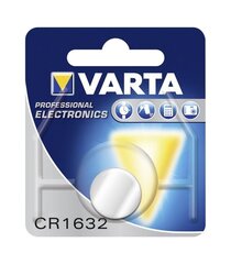 Baterija Varta Electronics CR1632, 1 gab. cena un informācija | Baterijas | 220.lv