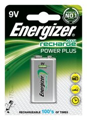 Energizer 175mAh NiMH 9V Аккумулятор, 1vnt. цена и информация | Зарядные устройства для элементов питания | 220.lv