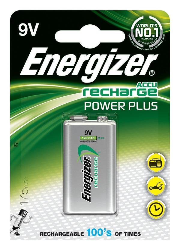 Energizer 175mAh NiMH 9V Rechargeable, 1gab. cena un informācija | Akumulatori, lādētāji un piederumi | 220.lv