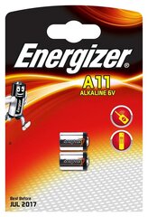 Energizer E11A elementi, 2 gab. cena un informācija | Baterijas | 220.lv