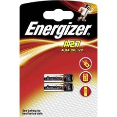 Батарейка Energizer A27, 2шт цена и информация | Батерейки | 220.lv