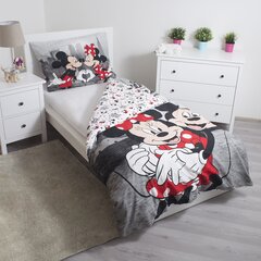 Vaikiškas patalynės komplektas Mickey and Minnie, 140x200, 2 dalių cena un informācija | Bērnu gultas veļa | 220.lv