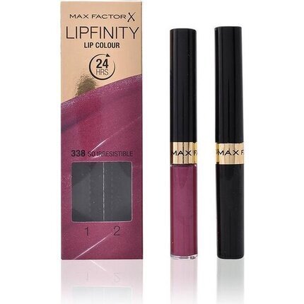Ilgnoturīga lūpu krāsa Max Factor Lipfinity Lip Colour, 1 gab, 16 Glowing cena un informācija | Lūpu krāsas, balzāmi, spīdumi, vazelīns | 220.lv