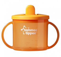 Tommee Tippee кружка-непроливайка для младенцев First Cup 4 месяцев+ 190 мл. 43111087 цена и информация | Бутылочки и аксессуары | 220.lv