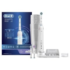 Oral-B Smart 5 5000N White cena un informācija | Elektriskās zobu birstes | 220.lv