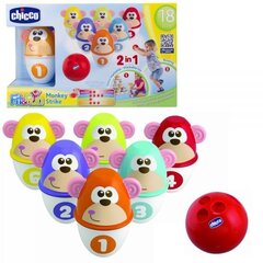 Игра - детские кегли Chicco Monkey Strike цена и информация | Игрушки для малышей | 220.lv