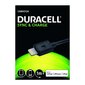 Duracell Mfi Sertificēts USB uz Lightning 8pin Datu Pārraides & Uzlādes kabelis 1m (MD818) cena un informācija | Savienotājkabeļi | 220.lv