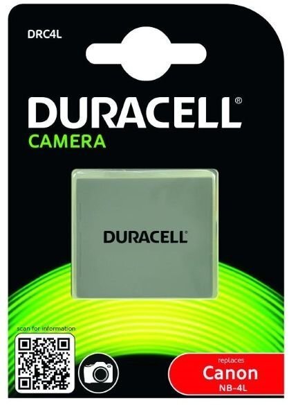 Akumulators Duracell DRC4L (NB-4L) Canon NB-4L цена и информация | Akumulatori fotokamerām | 220.lv