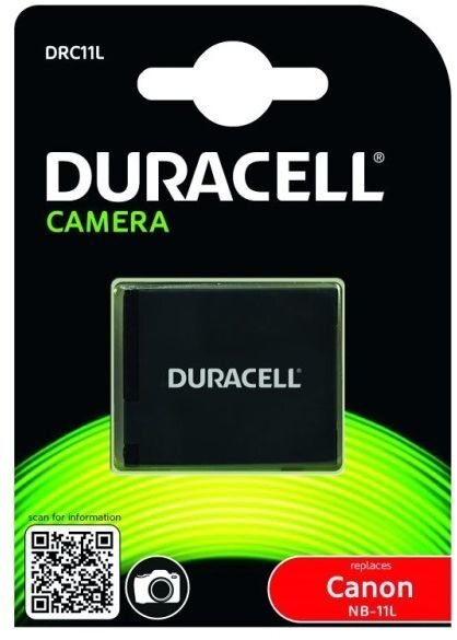 Duracell Premium Analogs Canon NB-11L Akumulātors PowerShot ixus 125 132 PowerShot A2300 SX400 3.7V 600mAh cena un informācija | Akumulatori fotokamerām | 220.lv