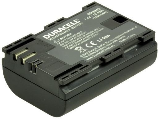 Duracell Premium Analogs Canon LP-E6 Akumulātors EOS 60D 70D 7D 5D Mark 2 Mark 3 7.4V 1400mAh cena un informācija | Akumulatori fotokamerām | 220.lv