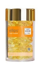 ELLIPS Smooth & Shiny vitamīni matu apjomam, kapsulas 1 ml x N50 cena un informācija | Kosmētika matu stiprināšanai | 220.lv