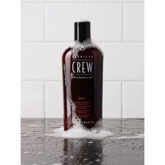 AMERICAN CREW Classic 3 vienā šampūns, kondicionieris un ķermeņa mazgāšanas līdzeklis 100 ml cena un informācija | Dušas želejas, eļļas | 220.lv