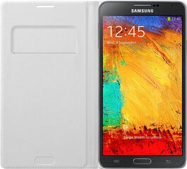 Samsung EF-WN900BWE Īpaši plāns sāniski atverams maks N9005 Galaxy Note 3 Balts (EU Blister) цена и информация | Чехлы для телефонов | 220.lv