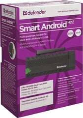 Smart TV Set-Top Box Defender Smart Android HD2 - cena un informācija | TV uztvērēji | 220.lv