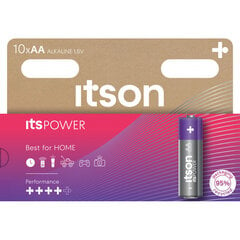 itson itsPOWER elementi Alkaline LR6IPO/10HH cena un informācija | Baterijas | 220.lv