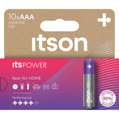 itson itsPOWER elementi Alkaline LR03IPO/10HH cena un informācija | Baterijas | 220.lv