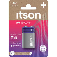 itson itsPOWER elementi Alkaline 6LR61IPO/1CP 9V cena un informācija | Baterijas | 220.lv